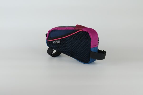 TEA TUBE BAG - Sacoche top tube bordeau violett, fushia, navy blue, ocean blue – Image 2