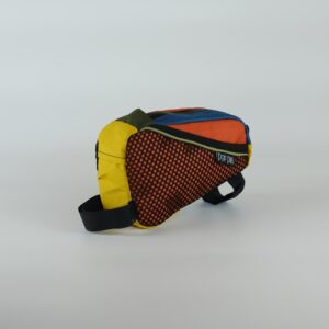 TEA TUBE BAG SMALL - Sacoche top tube green olive, cayenne, golden rod, ocean blue