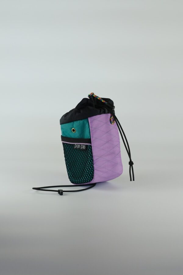 COOKIE POUCH - Food poche lilac, cadmium green, corail