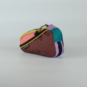 TEA TUBE BAG SMALL – Sacoche top tube cornflower blue, corail, bamboo, cadmium green, lilac