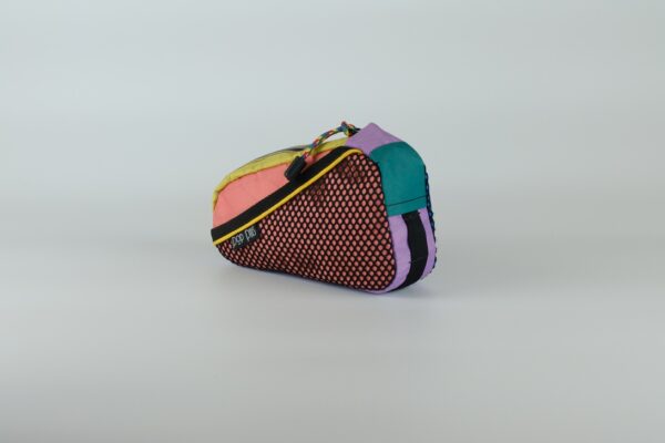 TEA TUBE BAG SMALL - Sacoche top tube cornflower blue, corail, bamboo, cadmium green, lilac – Image 2