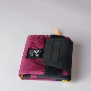 MILLE FEUILLES - Portefeuille bordeau violett, plum, goldenrod, cayenne PROTOTYPE