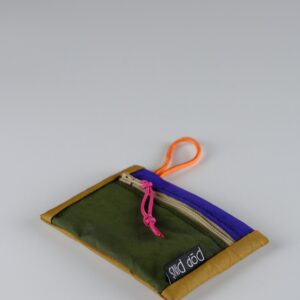 THE FINANCIER - Porte-monnaie green olive, coyote, purple