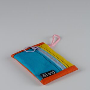 THE FINANCIER - Porte-monnaie turquoise green, cayenne, goldenrod