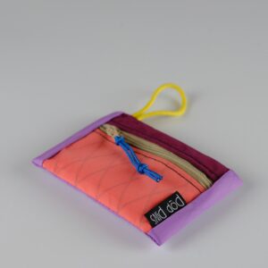 THE FINANCIER - Porte-monnaie coral, lilac , bordeau violett