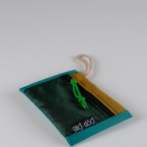 THE FINANCIER - Porte-monnaie green mountain, cadmium green, coyote