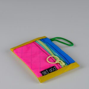 THE FINANCIER - Porte-monnaie pink flamingo, goldenrod, bright blue